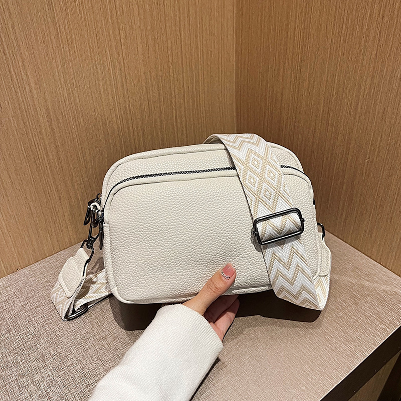 Cross-border Foreign Trade Crossbody Small Bag Solid Color Trendy Women's Bag 2024 New Ladies Fashion All-match Shoulder Small Square Bag