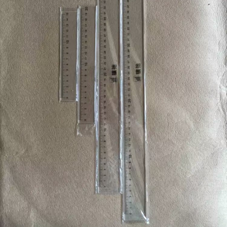 plastic organic ruler for students