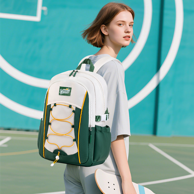 Sesame Baby Nuevo estilo para hombres y mujeres Bolso de viaje de corta distancia Mochila de equipaje Mochila ligera y de gran capacidad para la escuela secundaria