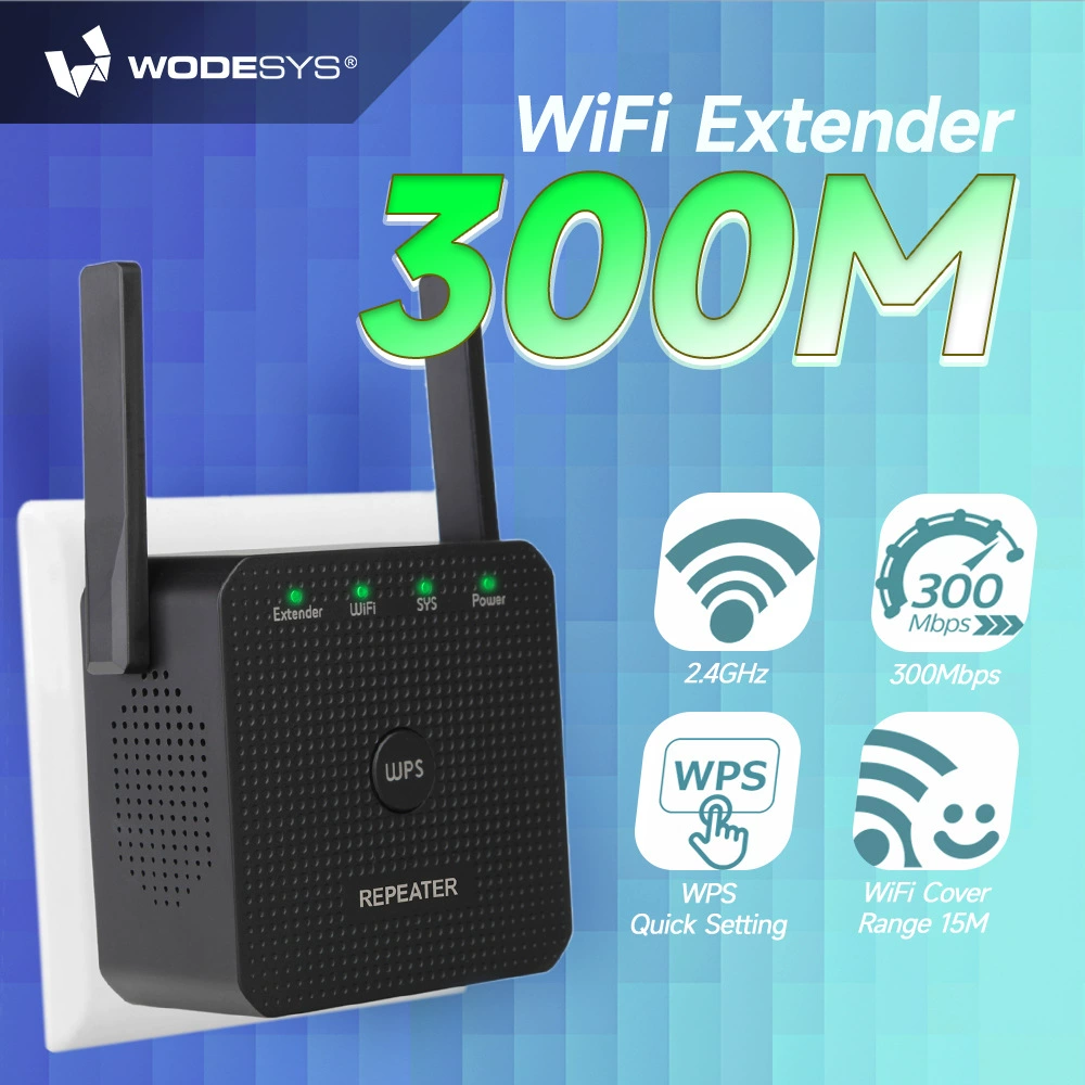 AC300M повторитель 2.4G WIFI усилитель сигнала повторитель беспроводной WiFi расширение сигнала