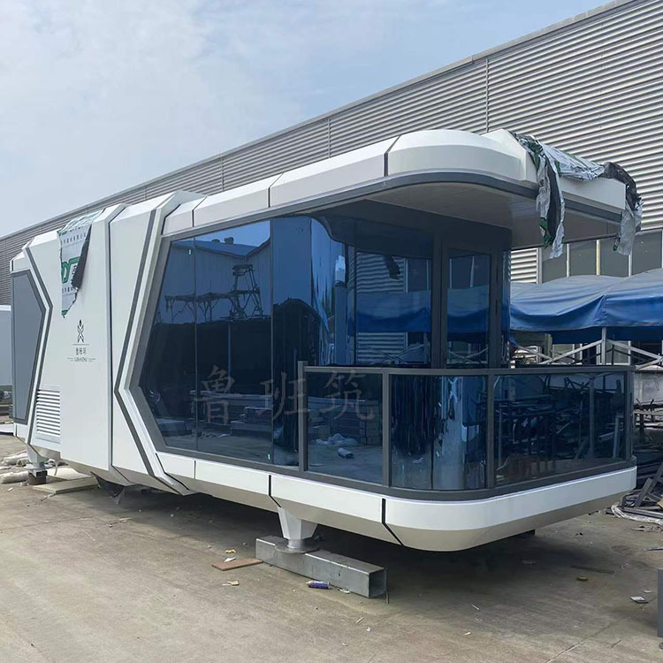 Campamento al aire libre integrado cabina actividad Hotel Cabina cápsula inteligente B & B vidrio panorámico Cielo Estrellado Cabina