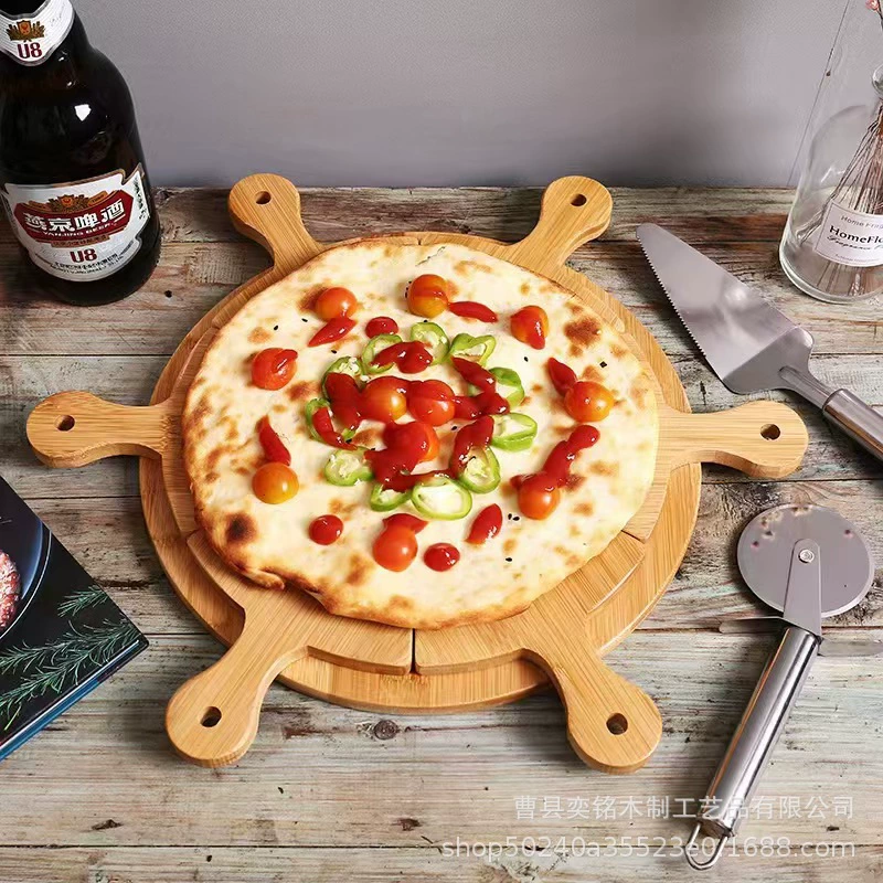 Бамбуковый деревянный поднос стейк для пиццы тарелка домашнего хлеба суши тарелка
