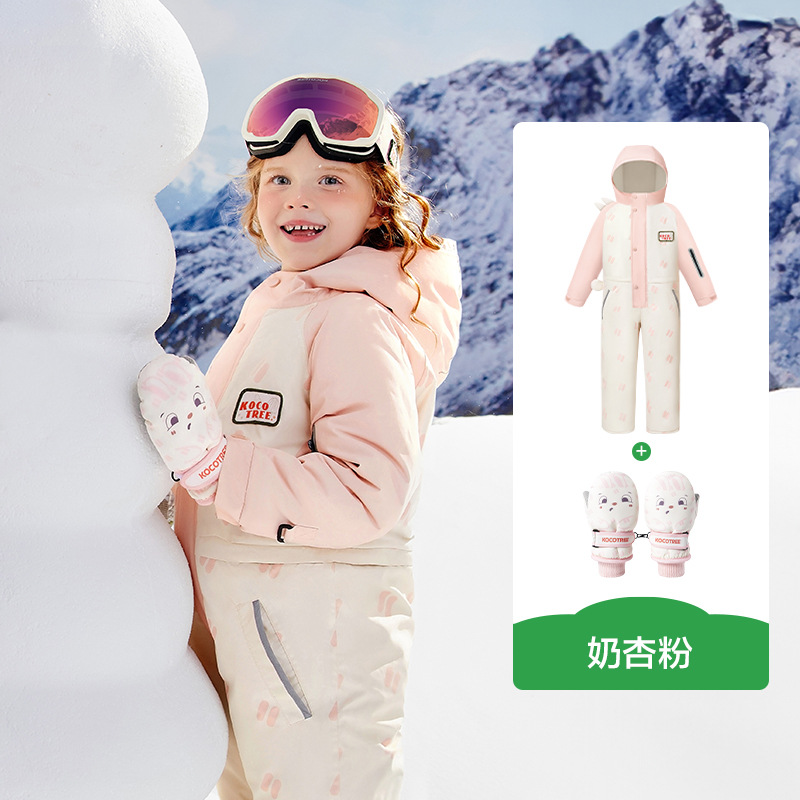 Mono de esquí infantil impermeable y térmico unisex image 9