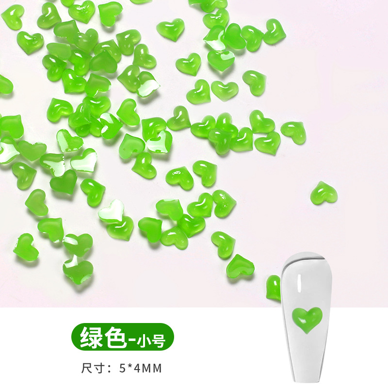 Nuevo amor perforación de uñas resina dulce perforación de uñas dulces perforación de uñas joyería perforación de uñas