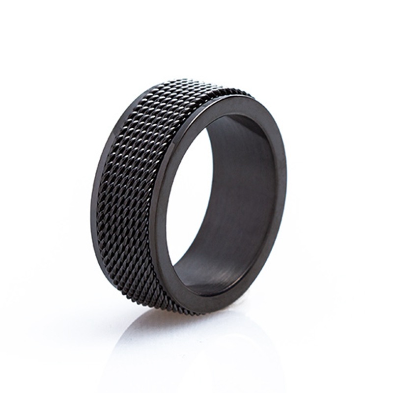 Geometric Pattern Men'S Gender Basic Modern Style Geometric 304 Stainless Steel Plating Gold Plated PVD Coated Men'S Rings Men Signet Rings