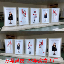 32寸透明柜显示屏广告机 AI数字人展示柜 横竖屏桌面壁挂嵌入式55