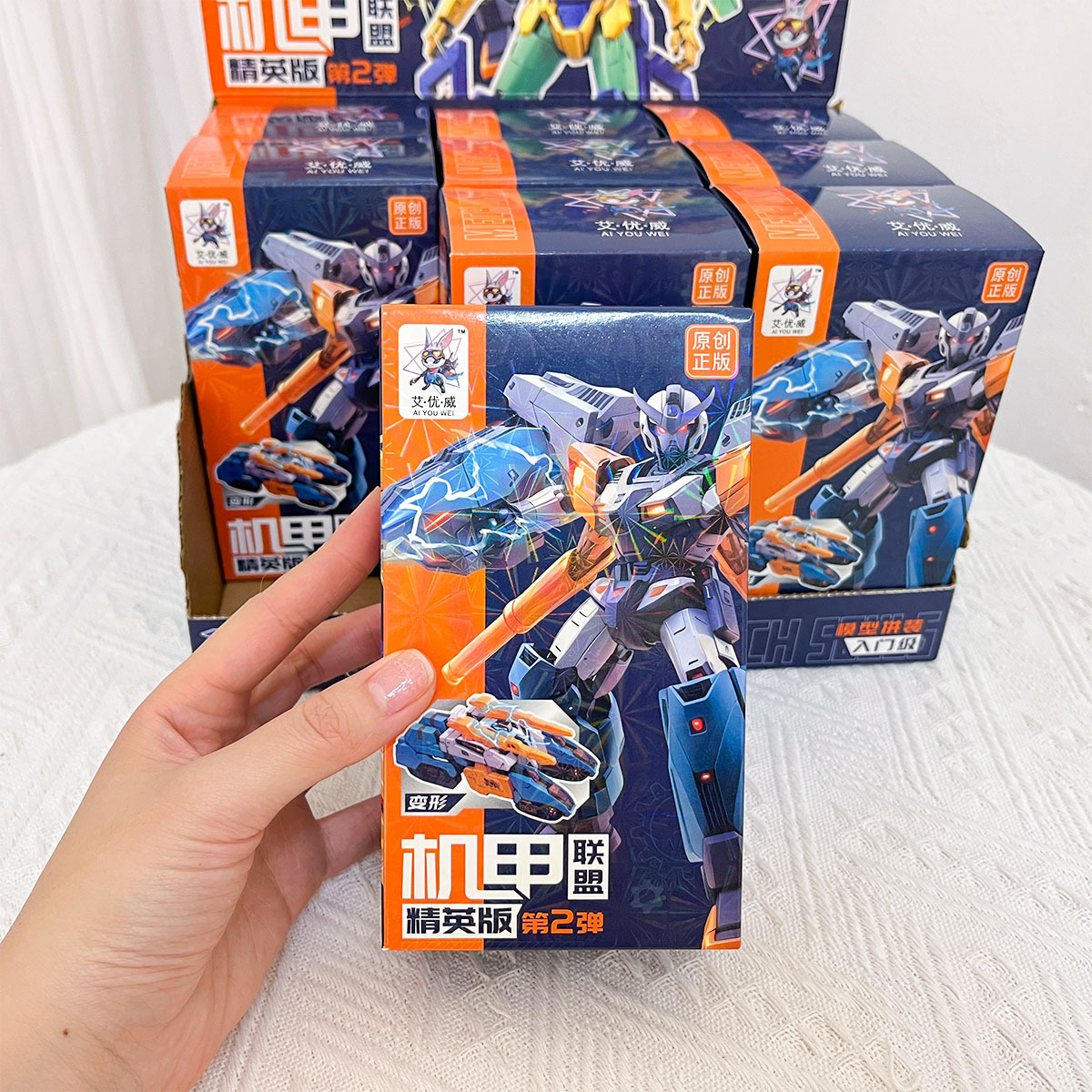 Robot deformado para niños Caja ciega sorpresa Juguete Mecha de diamante Premio pequeño para estudiantes Escuela periférica Supermercado al por mayor