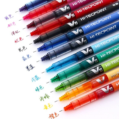 Новый японский PILOT Baile BX-V5 Прямой одинокий нейтральный перо V7 классика письмовPen 12 цветов