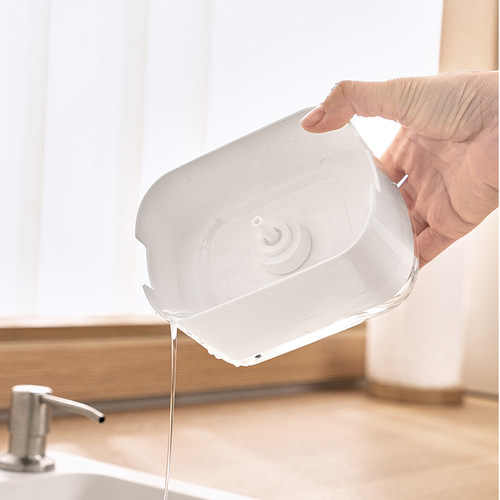 Japanese-style kitchen spongy soap dispenser dish and pot foaming detergent creative sponge dishwashing detergent liquid dispensing box
