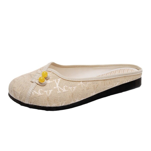 Summer comfortable breathable women's slippers