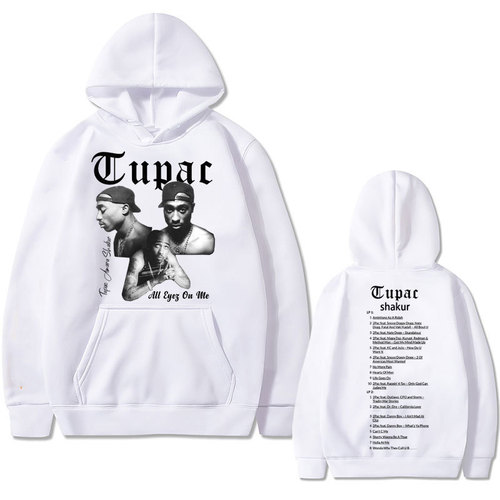 Rapper Tupac 2pac Hip Hop Hoodie Men's Fashion Hoodies Men