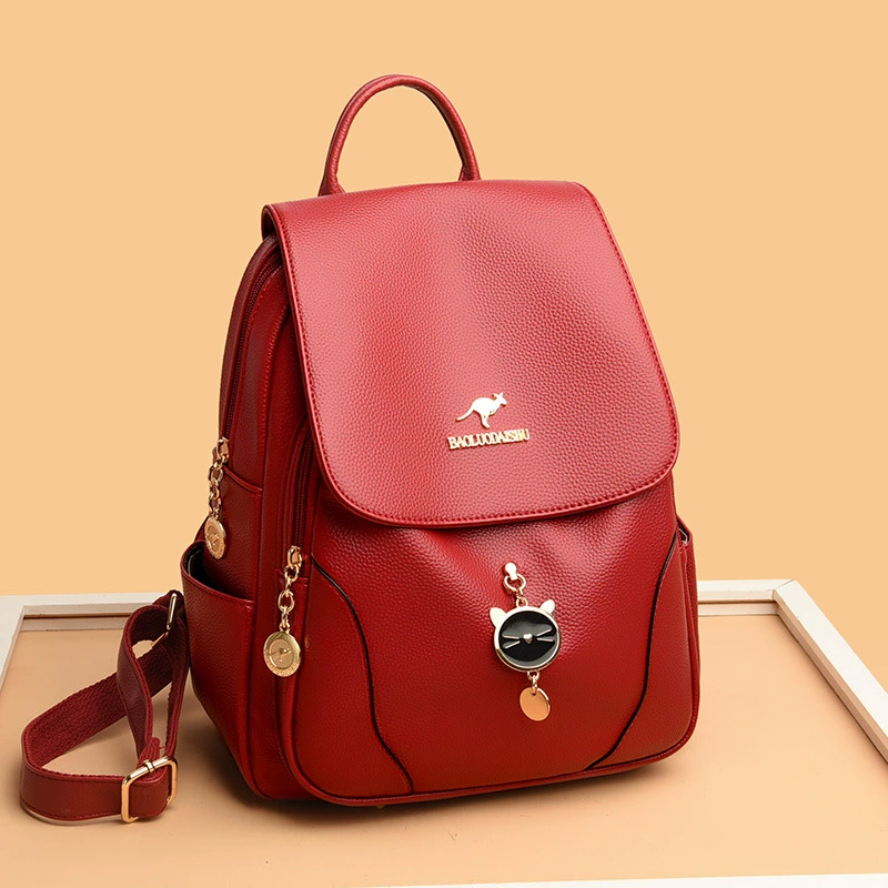 Backpack, shoulder bag for leisure, capacious travel bag, school bag, 2022 collection, light luxury style