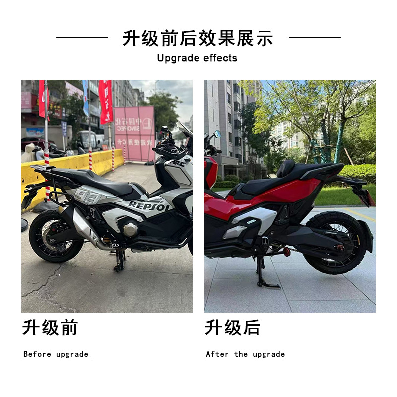 Suitable for Honda Xadv750 Modified European Version Large Kickstand, Double Kickstand, Frame Lift, Center Stand, Height-Increasing Kickstand, Accessories