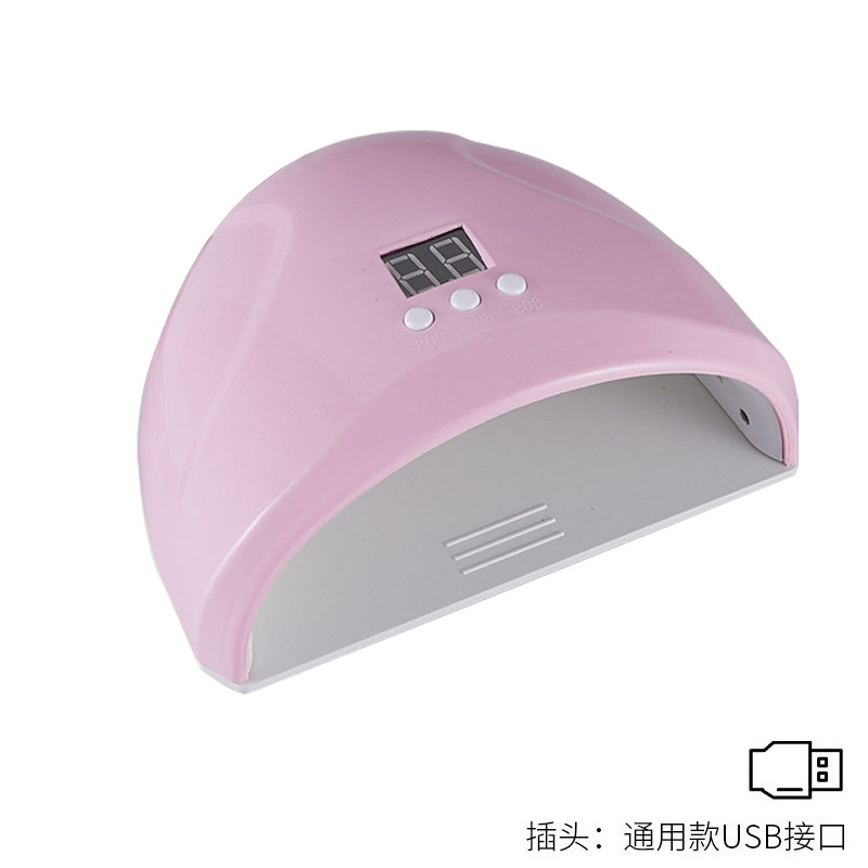 Lámpara de uñas para principiantes, lámpara de fototerapia para uñas, secador de gel para esmalte de uñas con temporizador de tres niveles, lámpara de curado de uñas para salón de uñas para ventas transfronterizas.