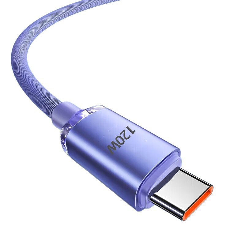 120W Super Fast Charging Type-C Data Cable para Huawei Vivo Xiaomi OPPO Glory Cable Cargador de teléfonos móviles