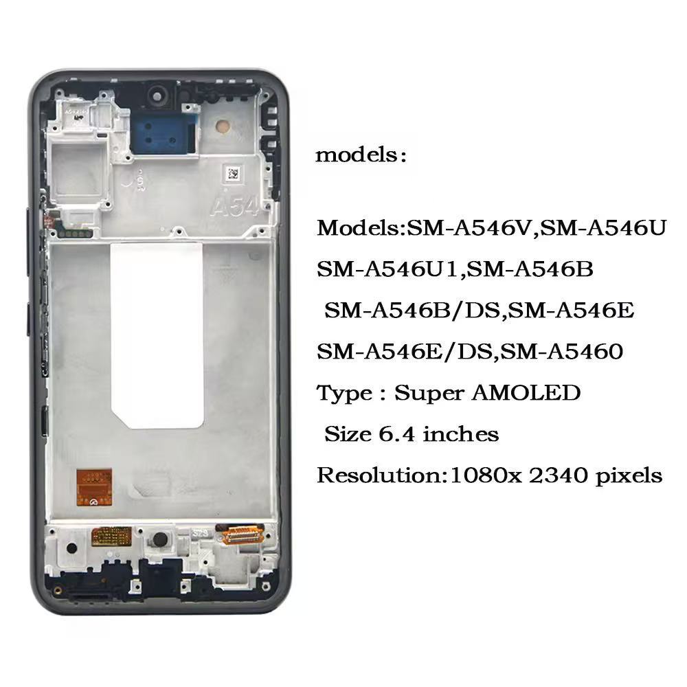 Pantalla LCD táctil de repuesto para Samsung Galaxy A54 5G, compatible con SM-A546 y SM-A546B