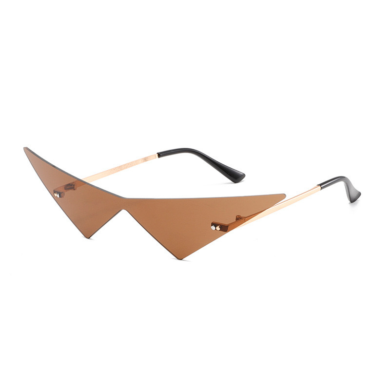 Gafas de sol transfronterizas sin montura y sin nariz de estilo nuevo y de moda Gafas de sol ultraligeras de moda para mujer