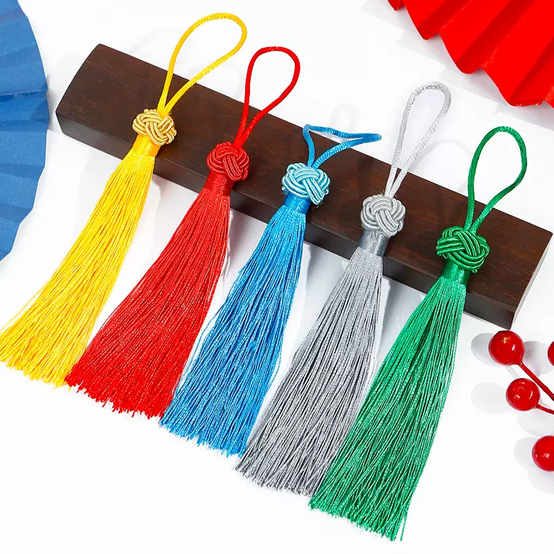 中国风流苏菠萝帽手工挂件穗子diy香包装饰书签吊穗配件扇坠材料