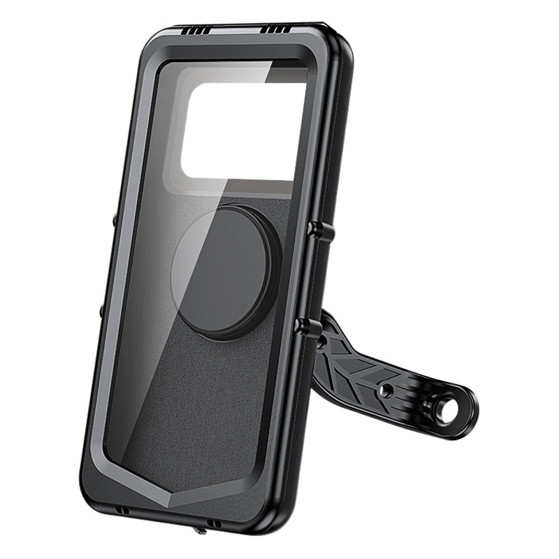 Nueva batería eléctrica motocicleta teléfono móvil rack llevar a cabo ciclismo navegación bicicleta anti-vibración impermeable soporte de teléfono móvil