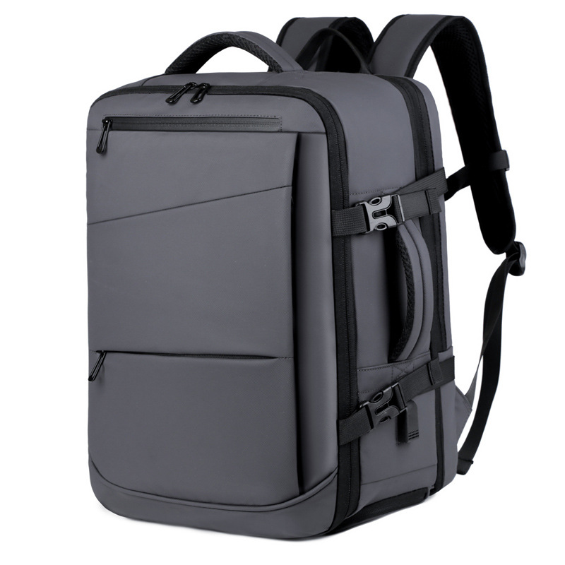 Cross-border computer bag backpack, men's style, fashionable, shoulder-carry, large-capacity commuting schoolbag, business backpack Item Picture