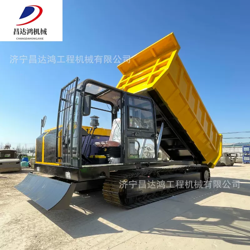 履带运输车厂家直供10吨-30吨工程矿山全地形爬山虎电动运输车