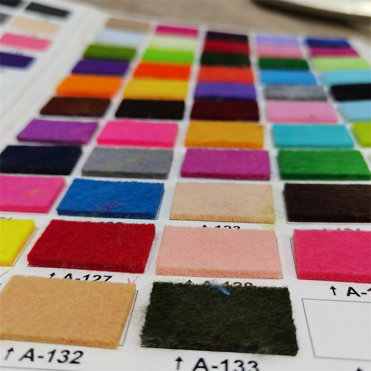 源头厂家直供加厚毛毡垫切片毛毡手工DIY艺术品戟绒布现货批发