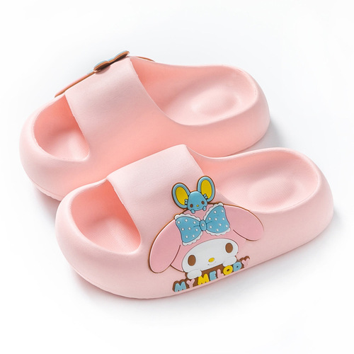 Sanrio Children's Summer  New Medium Kids EVA Soft Sole Home Slippers for Outdoor Wear Beach Shoes