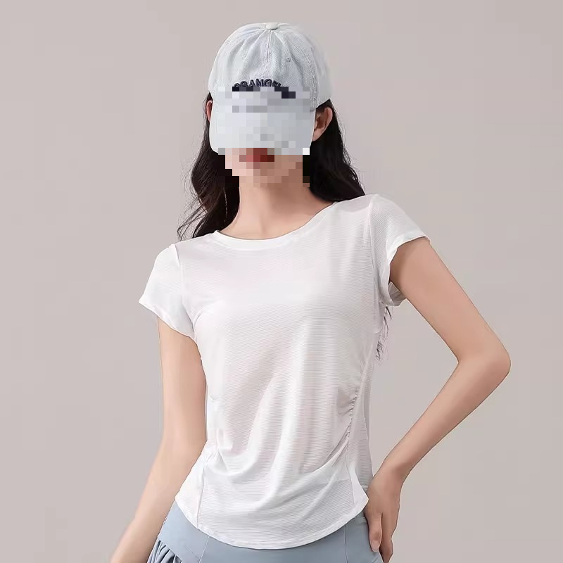 반팔 화이트(반소매 약간 비침)