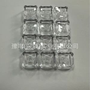[透明熊猫头键盘帽MOA磁轴专用个性键帽PC透明材质1U可做彩色DIY]