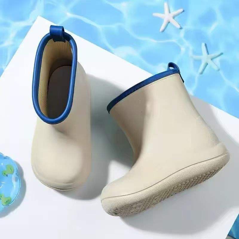 2025 Spring New Children's Rain Boots Dopamine Rain Shoes Unisex Anti-Slip Design Eva Material