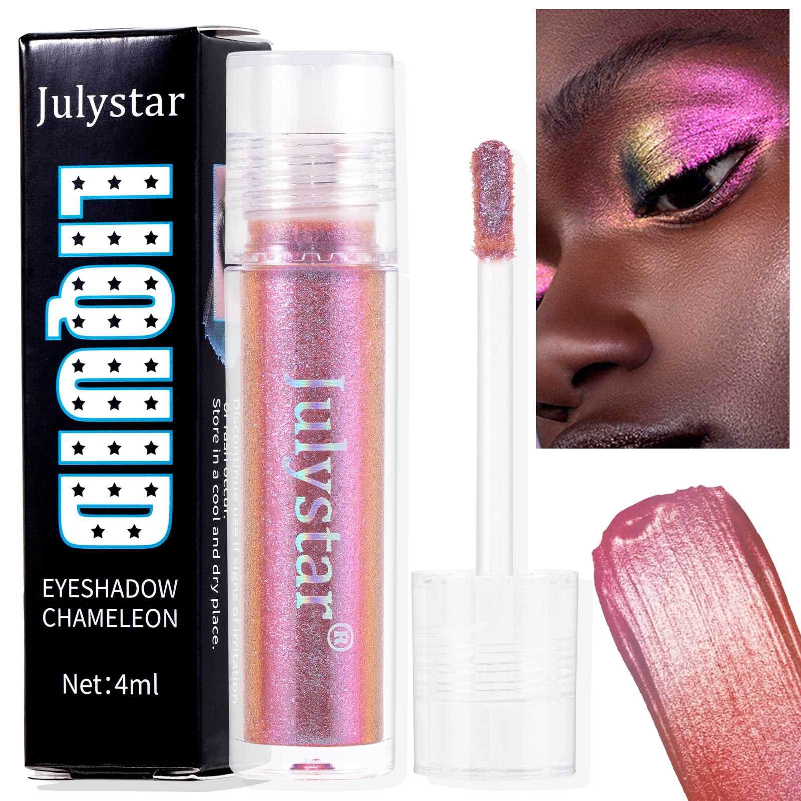 Optical Chameleon Eye Shadow Liquid Colorful Water-Based Chameleon Liquid Eye Shadow