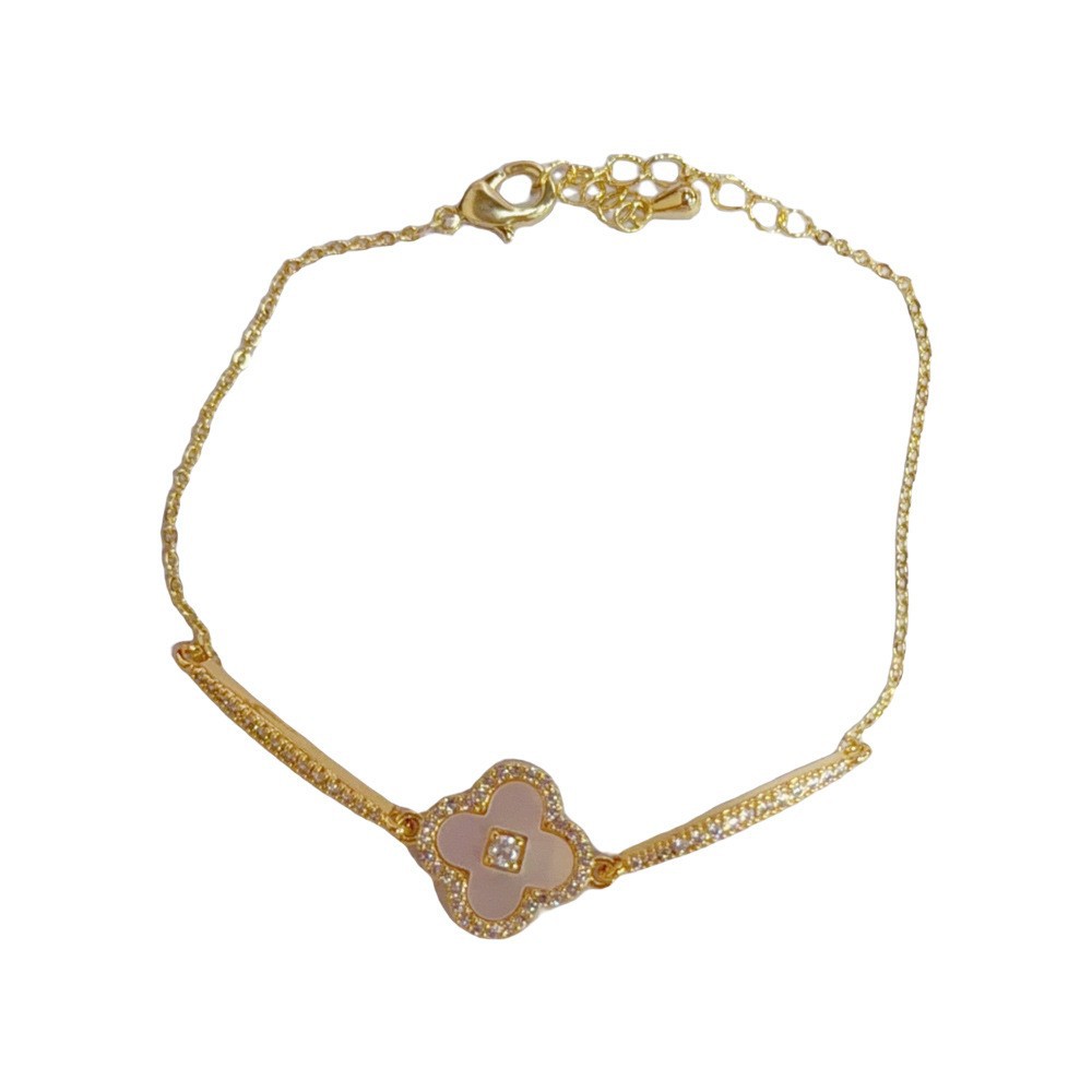 Moda de nicho, personalidad única, tendencia, pulsera de circón, diseño de todo fósforo de lujo ligero para mujer, joyería de sentido simple y avanzado al por mayor