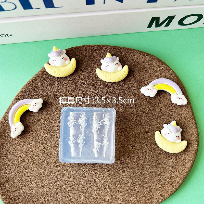 漫画弓ネイルアートデコレーションシリコーン型三次元レリーフ DIY 接着剤 UV 接着剤彫刻型交換モデル|undefined