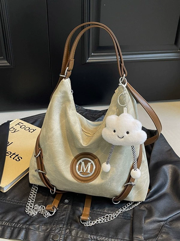 Shoulder bag, capacious universal backpack, trend one-shoulder bag to go out