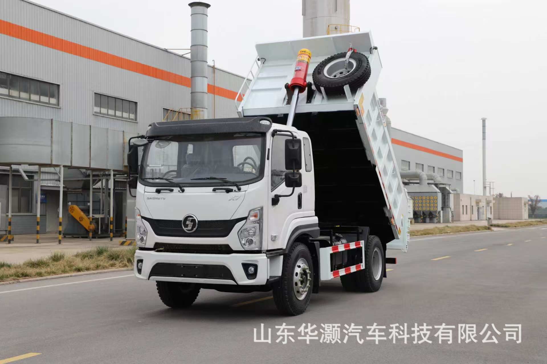 SHACMAN Cross-Border Version X9 Series 4x2 Medium-Duty Dump Truck, Construction Soil Tipper Truck, Supports Left and Right Steering