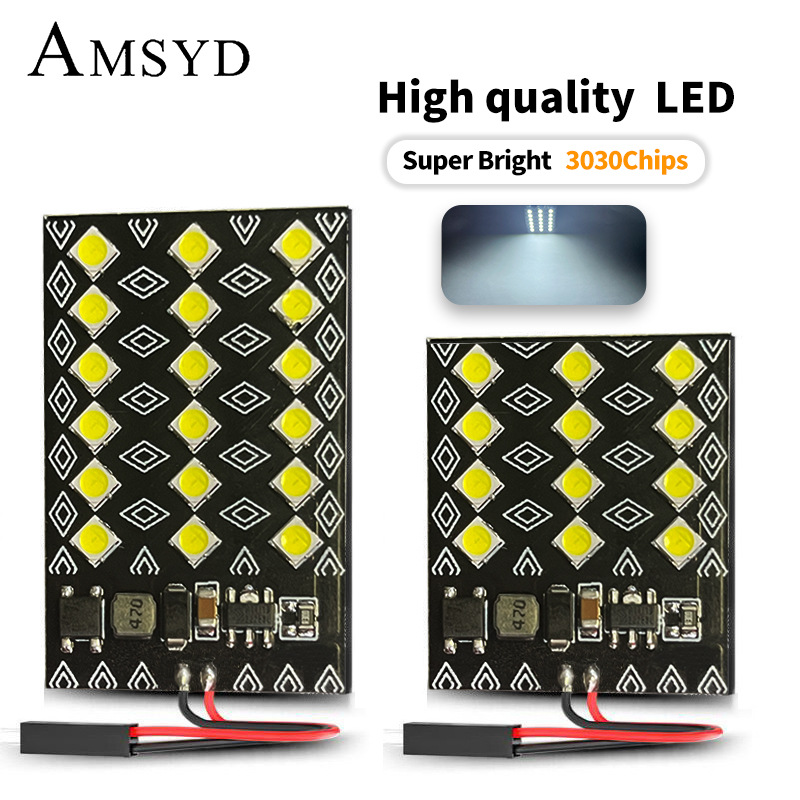 T10 LED 3030 5050 12SMD 18SMD white car panel light reading room light