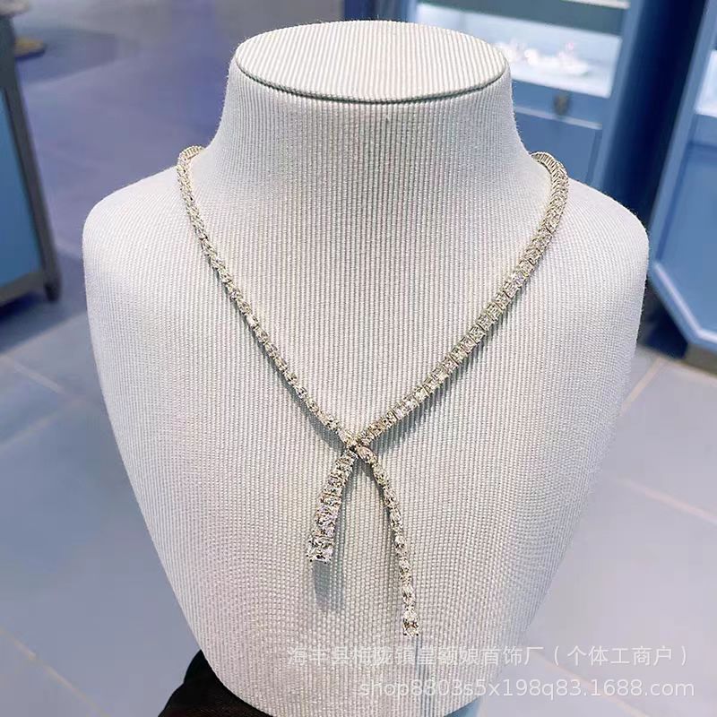 Shijia Matrix Teardrop-Shaped Earrings Deep V Evening Wear Wedding Dress Shijia Austrian Crystal Fashion Earrings