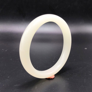 Glass jade powder imitation white jade bracelet Hetian white jade bracelet 13mm wide business gifts 10 stalls supply