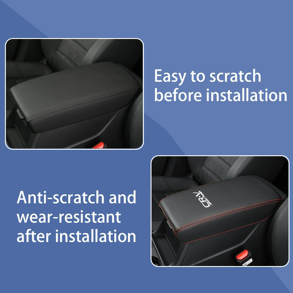Applicable to 17CRV central control armrest interior modified leather protective suite storage box suits for defense protection leather dedicated