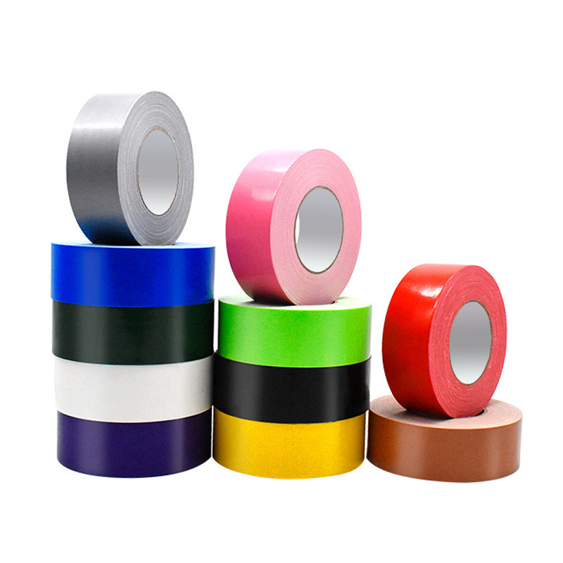 Cinta de tela de color de una sola cara al por mayor exposición de alta adhesivo de la boda alfombra logo ventana impermeable viento costura