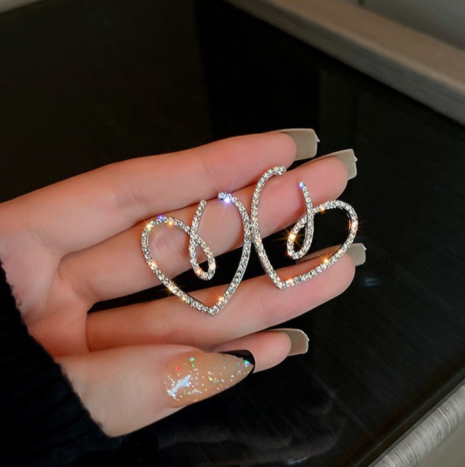 Silver Needle Earrings for Women Wholesale, Elegant Tassel Earrings Wholesale, Exquisite Women's Light Luxury High-End Earrings, Popular Style