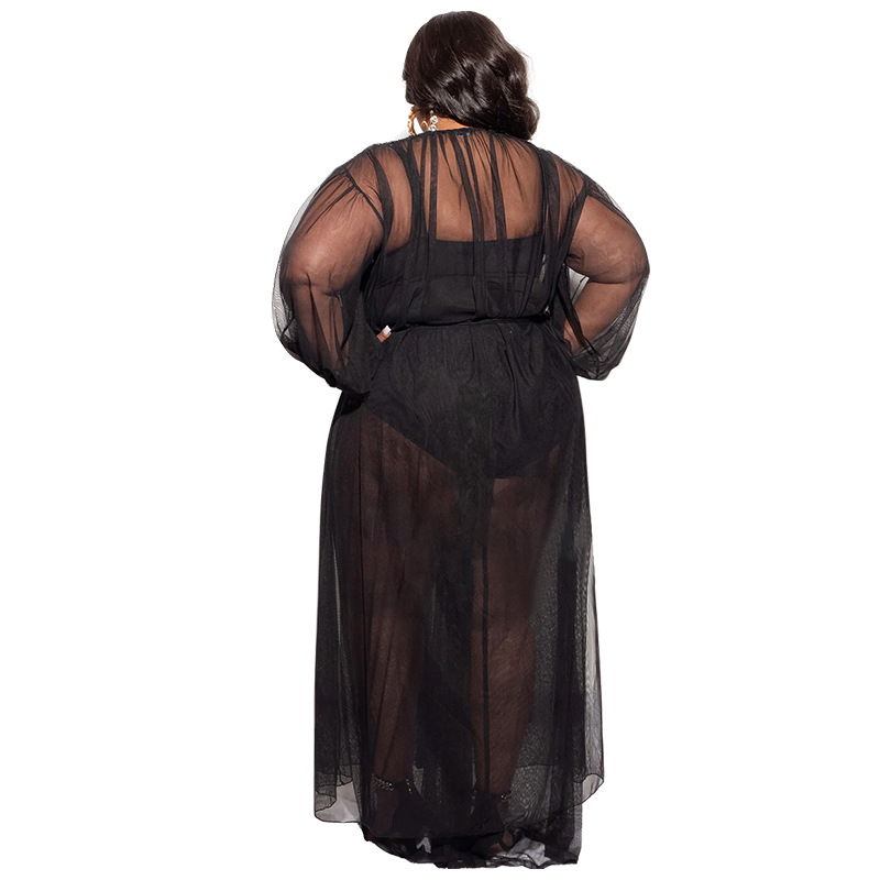 Damesæt buksesæt til plus size med flagermusærmer elegant_voghion.com