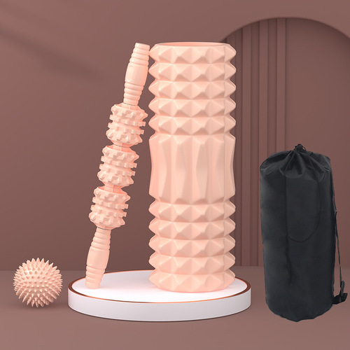 Foam roller muscle relaxation slim roller mace calf massage stick fitness professional equipment roller yoga column