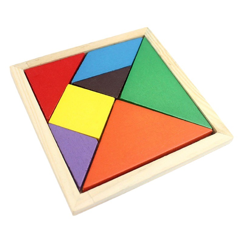 工場直販卸売 七巧板 おもちゃ 木製 クラシック 知育パズル 組み立て式 知育玩具 専門教材