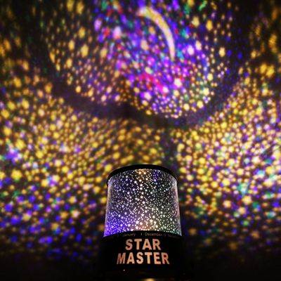 LED星空伊人投影仪七彩小夜灯安睡灯创意礼品地摊货源新奇星空灯|ru