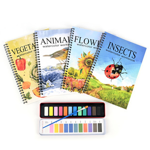 �羳��ƷWatercolor Workbook 14�ˮ�ʼ�������ɫ��������