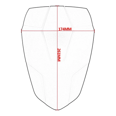 Motorcycle cushion: M1000RR 23-26 modified motorcycle