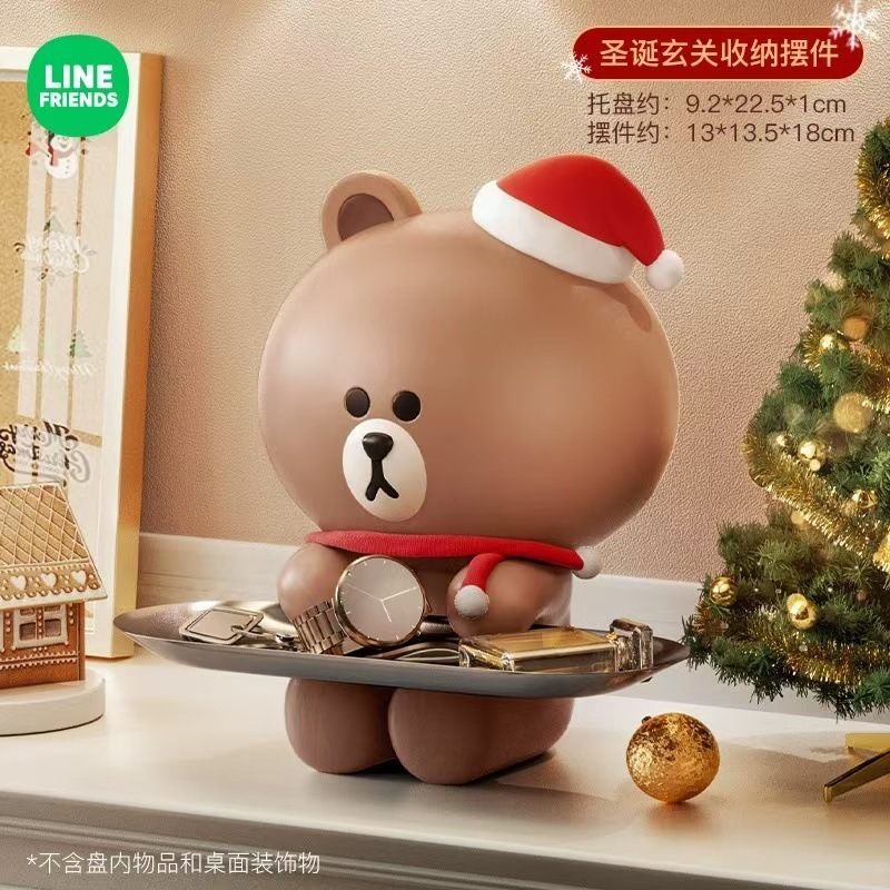 ヒグマリビングルームの装飾品キー収納玄関トレイホームテレビキャビネット誕生日プレゼント玄関靴キャビネット装飾|undefined