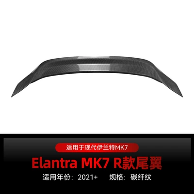 Suitable for 2021+ Hyundai Fixed wind wing - carbon-fiber-pattern2021