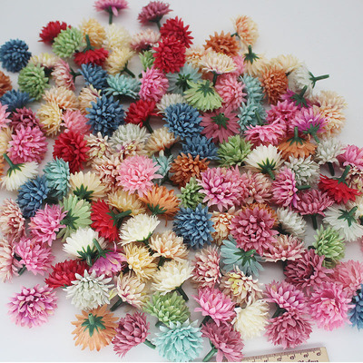 Свободные шоу симуляция и фальшивый паром цветок Mastyle Ball Ball Chrysanthemum цветок цветочный цветок голова свадебная сцена украшение цветочной груд